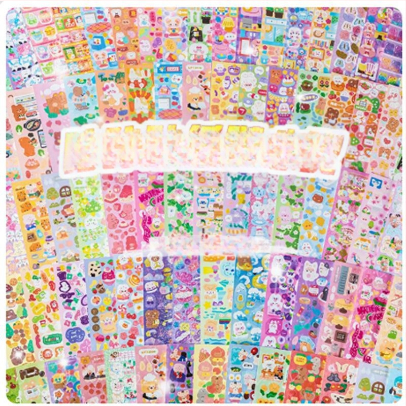 Thousand Waves σετ αυτοκόλλητων σε κορεατικό στυλ για DIY ημερολόγιο με κουτί αποθήκευσης - επιχειρηματικά δώρα