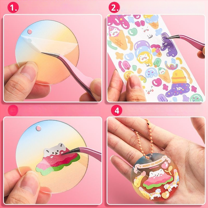 Thousand Waves σετ αυτοκόλλητων σε κορεατικό στυλ για DIY ημερολόγιο με κουτί αποθήκευσης - επιχειρηματικά δώρα