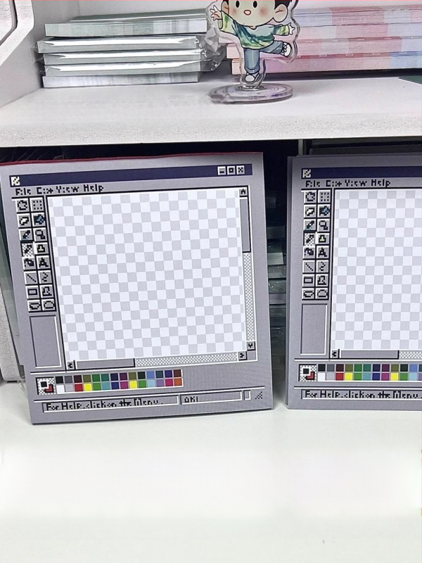 Caiet de notițe cu post-it în stil retro, design panou de calculator, pentru elevi - DIY, notițe reutilizabile, aspect elegant. Specificații: Brand Other; Stil: Paper brick; Autorizare IP: Nu