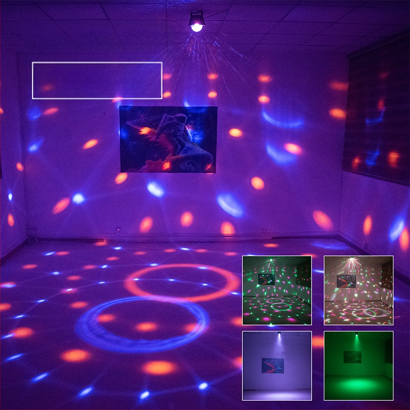 Λάμπα φλας LED με φωνητικό έλεγχο και τηλεχειριστήριο, XF-311, εσωτερική χρήση, εφέ φωτισμού σκηνής (LED, 5V, IP20)