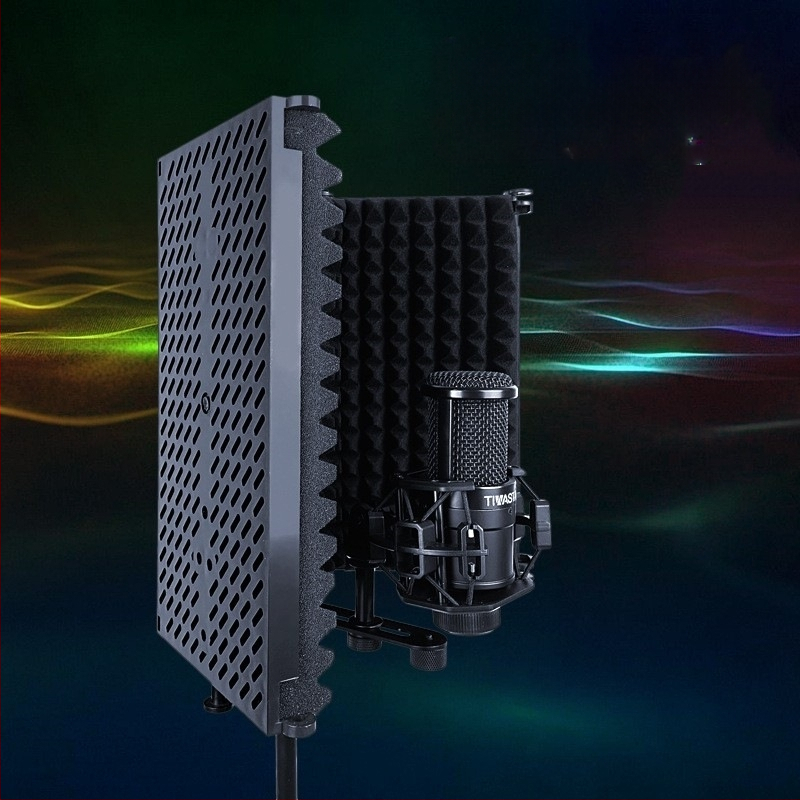 TIWASTAGE F-3 Απομονωτικό φράγμα μικροφώνου με τρεις θύρες για ηχογράφηση ακουστικού βιβλίου