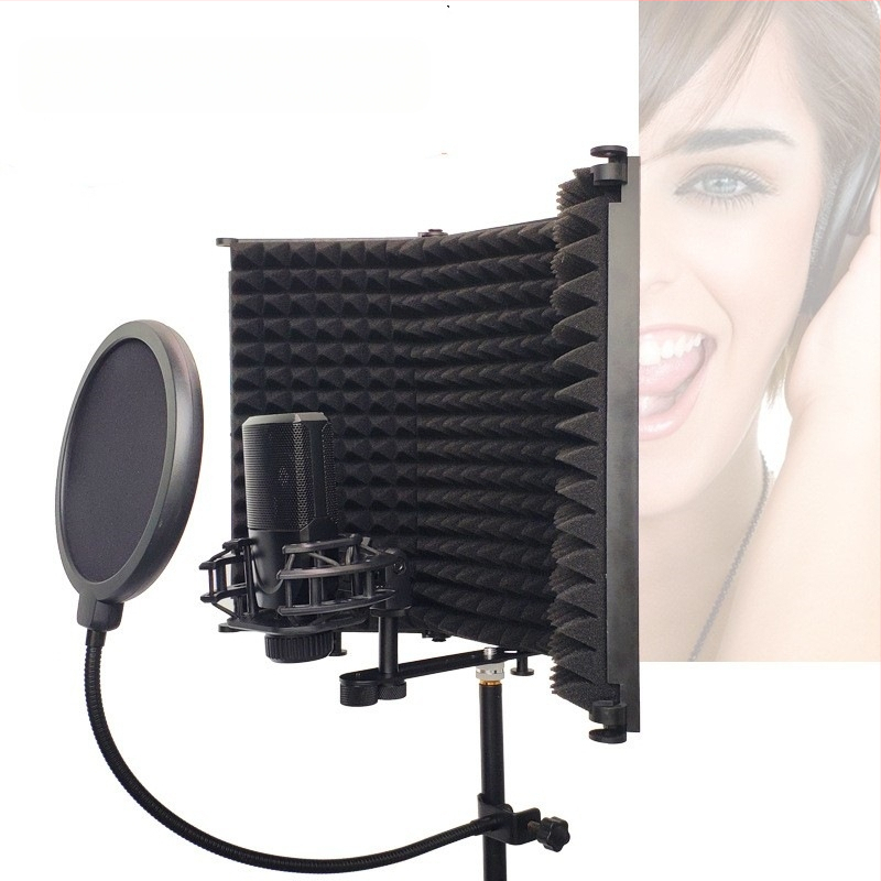 TIWASTAGE F-3 Απομονωτικό φράγμα μικροφώνου με τρεις θύρες για ηχογράφηση ακουστικού βιβλίου