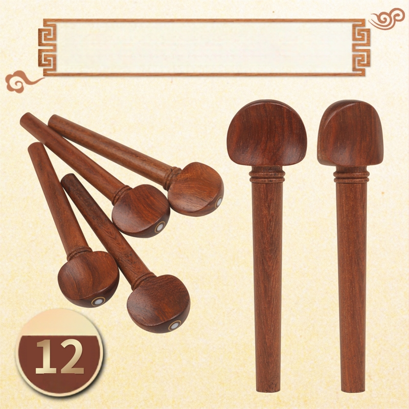 Kľúče na struny pre Oud, Redwood, UD-02, 12 ks, OPP balenie, príslušenstvo k hudobným nástrojom