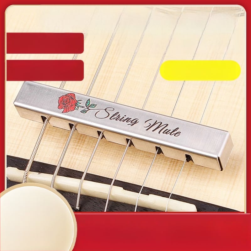 Tlmič akustickej gitary He Hang — redukcia hluku pre hudobné nástroje; tlmiaca podložka pre gitaru