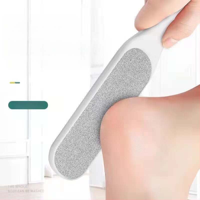 Διπλής όψεως λίμα ποδιών από ανοξείδωτο ατσάλι – εργαλείο περιποίησης ποδιών με οβάλ κεφαλή λείανσης και γυαλόχαρτο, κουτί 200 τεμάχια