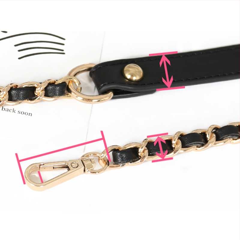 Чанта през рамо с PU кожа и метална верига — за малка чантичка crossbody, Пролет 2024, Функция: Други