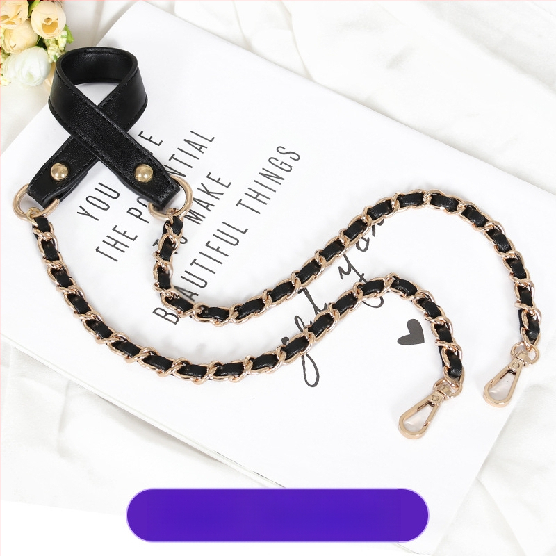 Чанта през рамо с PU кожа и метална верига — за малка чантичка crossbody, Пролет 2024, Функция: Други