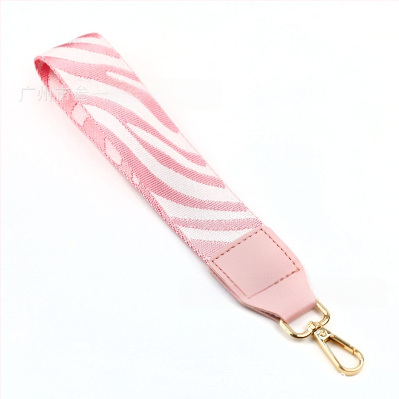 Bretea pentru telefon cu inserție pentru portofel, curea decorativă ultra-ușoară, poliester, model geometric, curea de umăr