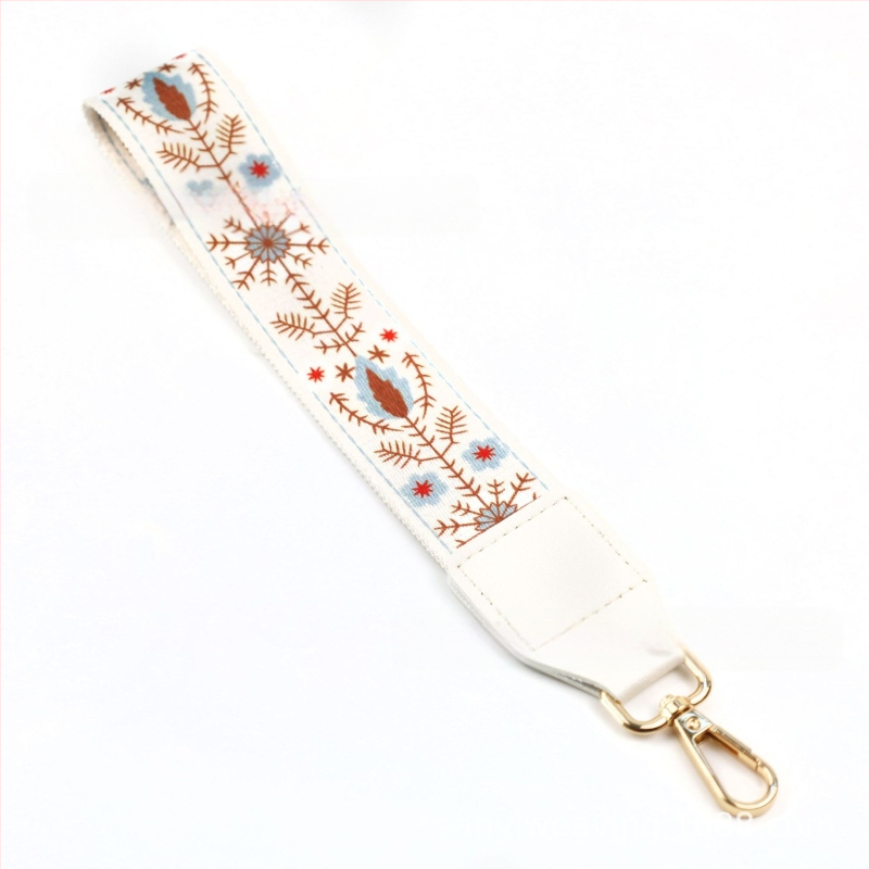 Bretea pentru telefon cu inserție pentru portofel, curea decorativă ultra-ușoară, poliester, model geometric, curea de umăr