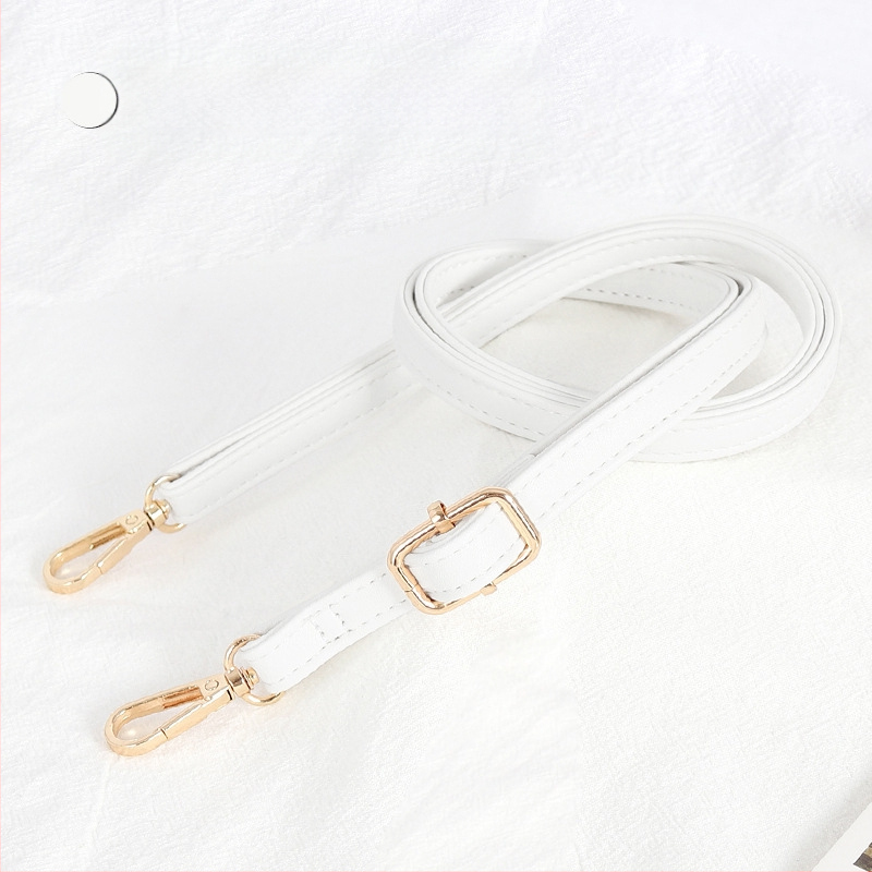 Презрамка за чанти, регулируема, PU кожа, тънък дизайн, за малки чанти, стил градска простота