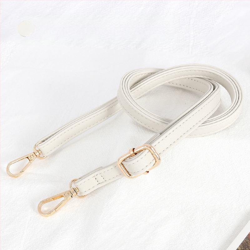 Презрамка за чанти, регулируема, PU кожа, тънък дизайн, за малки чанти, стил градска простота