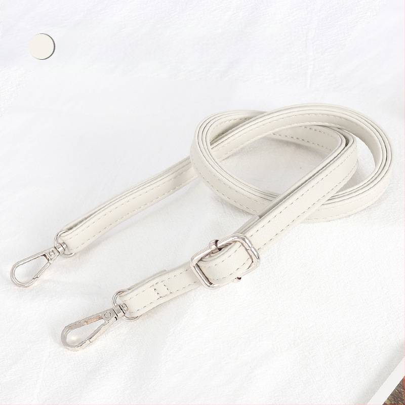 Презрамка за чанти, регулируема, PU кожа, тънък дизайн, за малки чанти, стил градска простота