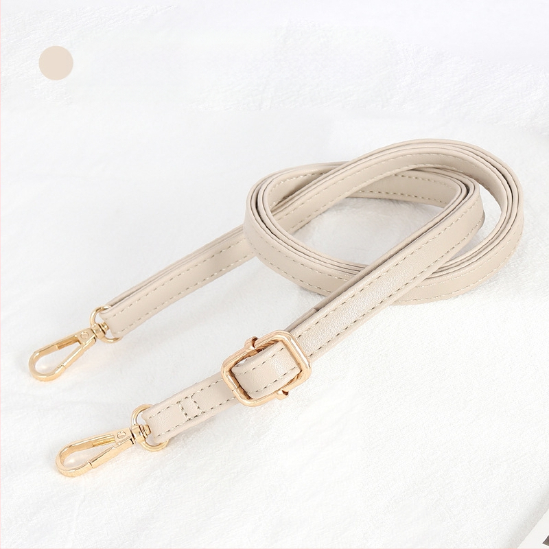Презрамка за чанти, регулируема, PU кожа, тънък дизайн, за малки чанти, стил градска простота
