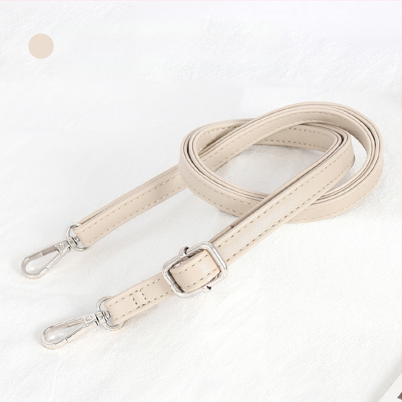 Презрамка за чанти, регулируема, PU кожа, тънък дизайн, за малки чанти, стил градска простота