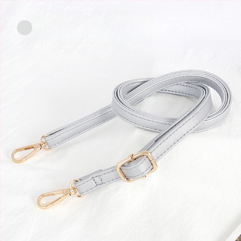 Презрамка за чанти, регулируема, PU кожа, тънък дизайн, за малки чанти, стил градска простота
