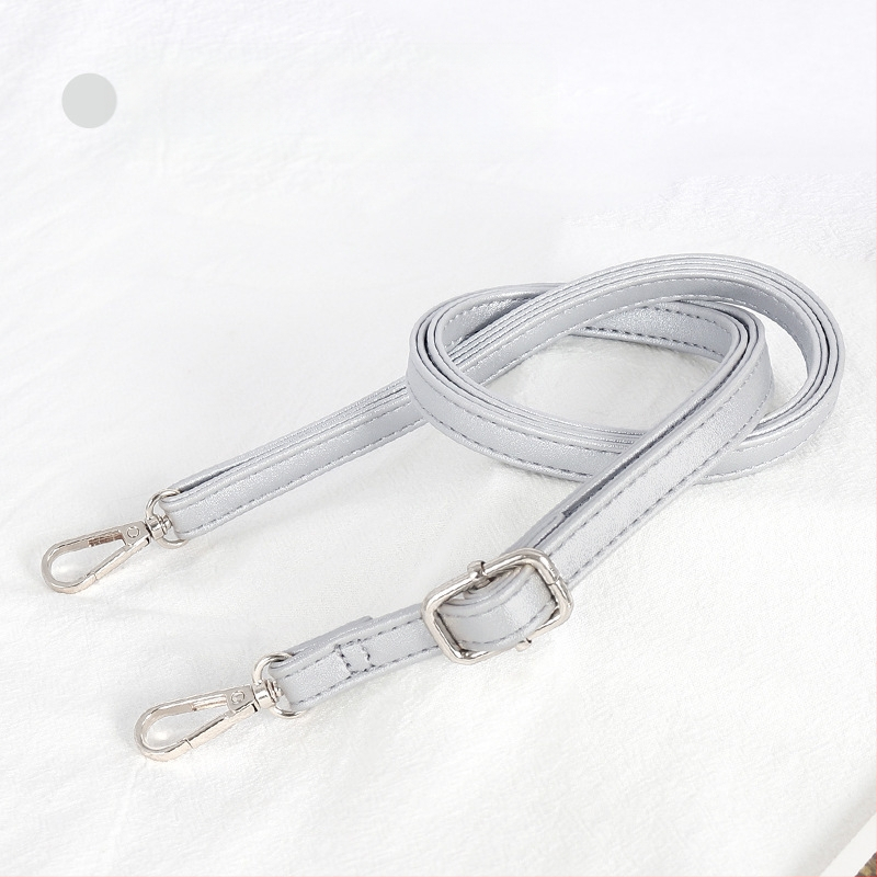 Презрамка за чанти, регулируема, PU кожа, тънък дизайн, за малки чанти, стил градска простота