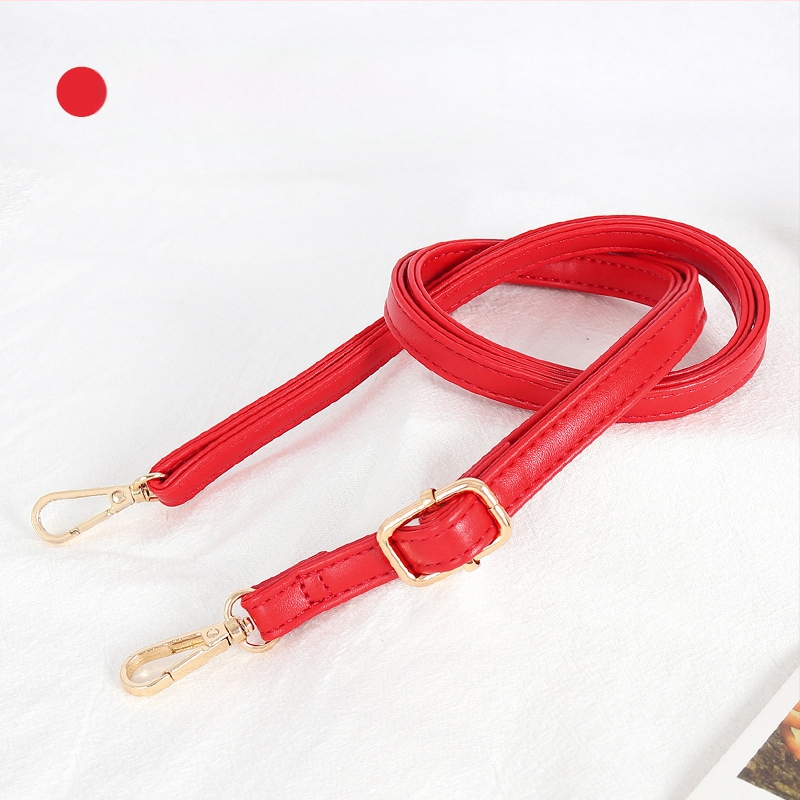 Презрамка за чанти, регулируема, PU кожа, тънък дизайн, за малки чанти, стил градска простота