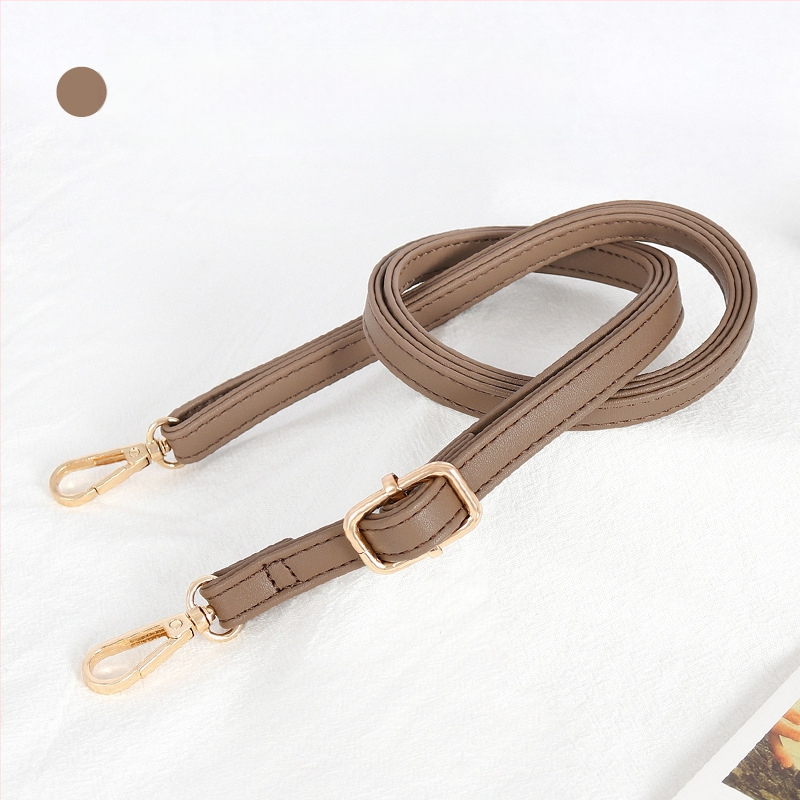 Презрамка за чанти, регулируема, PU кожа, тънък дизайн, за малки чанти, стил градска простота