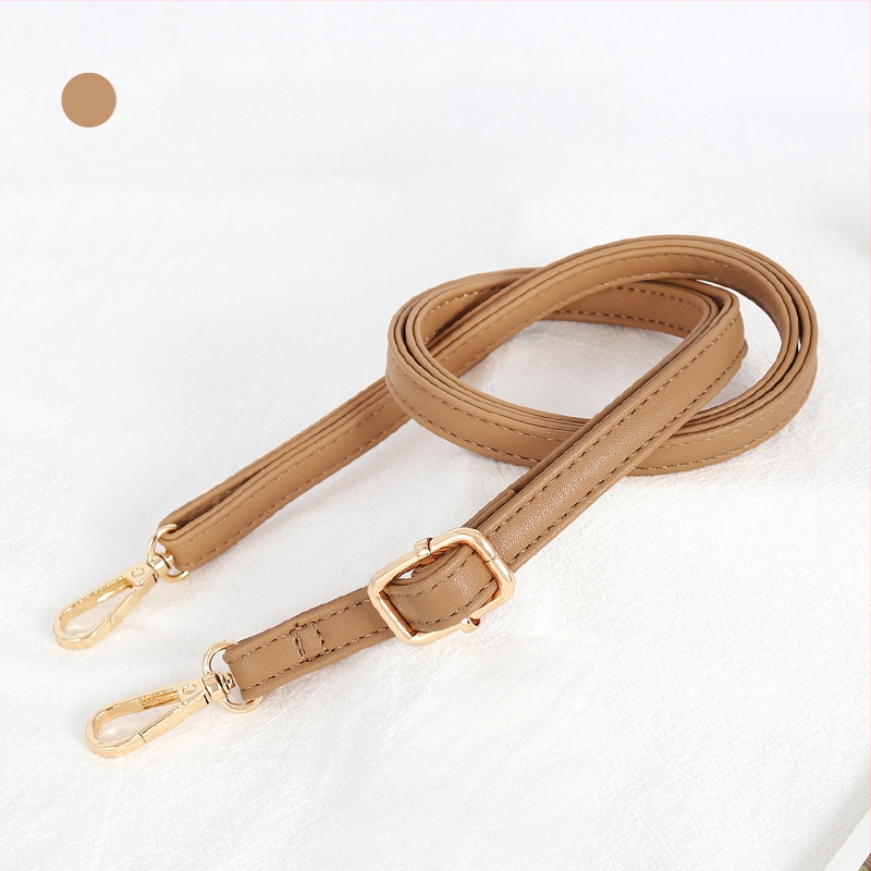 Презрамка за чанти, регулируема, PU кожа, тънък дизайн, за малки чанти, стил градска простота
