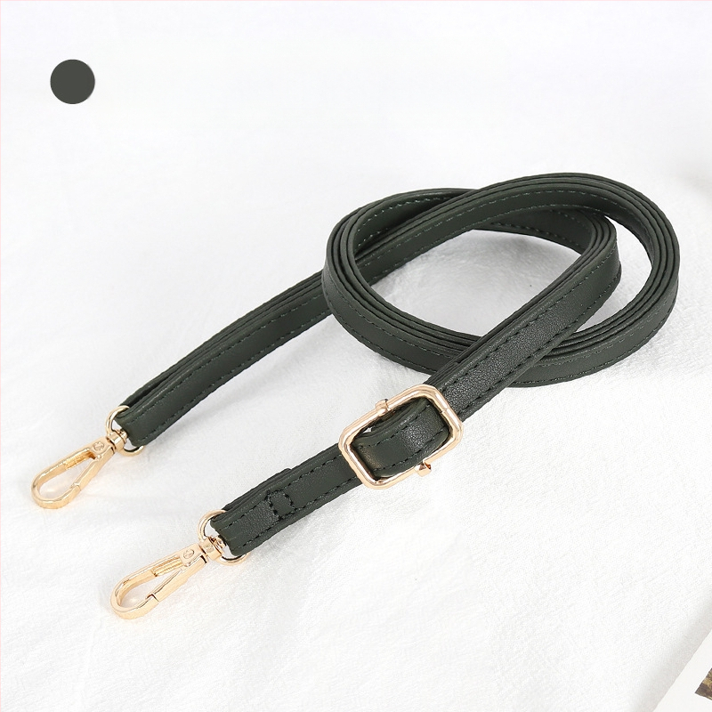 Презрамка за чанти, регулируема, PU кожа, тънък дизайн, за малки чанти, стил градска простота
