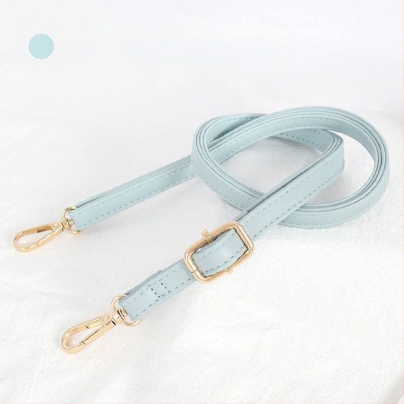 Презрамка за чанти, регулируема, PU кожа, тънък дизайн, за малки чанти, стил градска простота