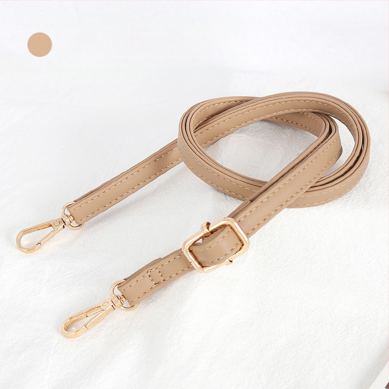 Презрамка за чанти, регулируема, PU кожа, тънък дизайн, за малки чанти, стил градска простота