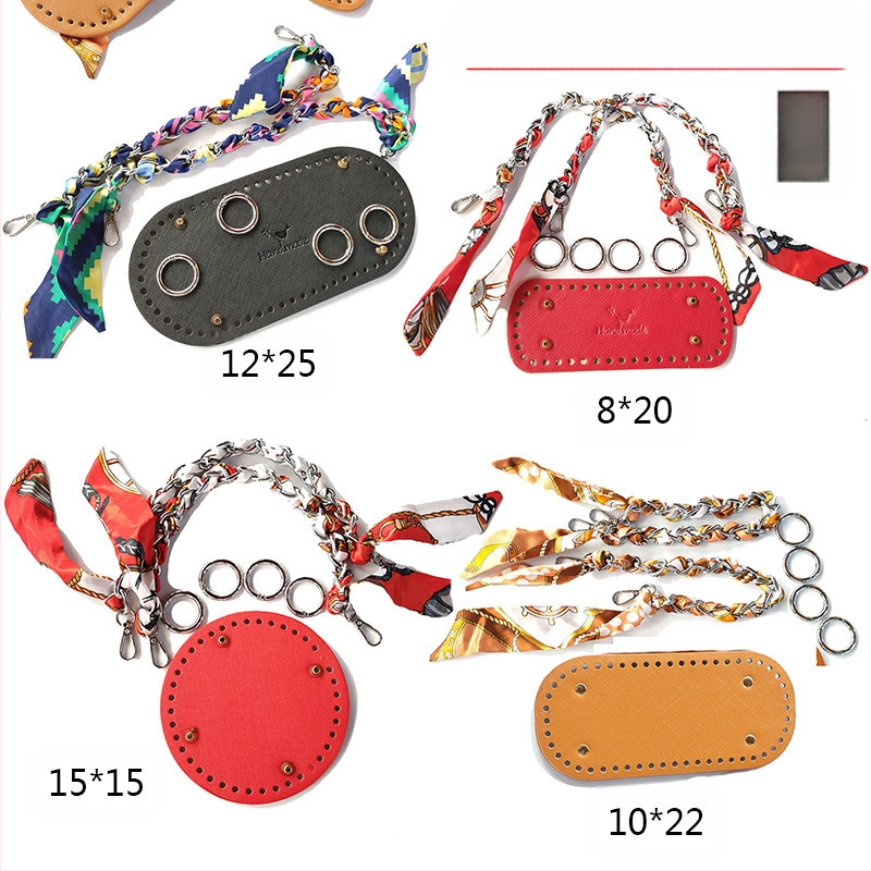 Accesorii pentru geantă țesute manual – PU piele, căptușeală din piele, rezistentă la apă și antibacteriană, stil Europa-America