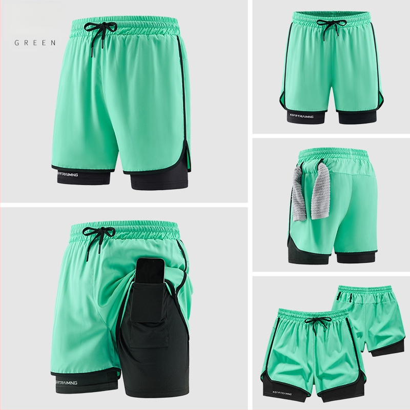 Prozračan lagani unisex šorci, poliester 95% s poliuretanom, srednji pojas, ljeto