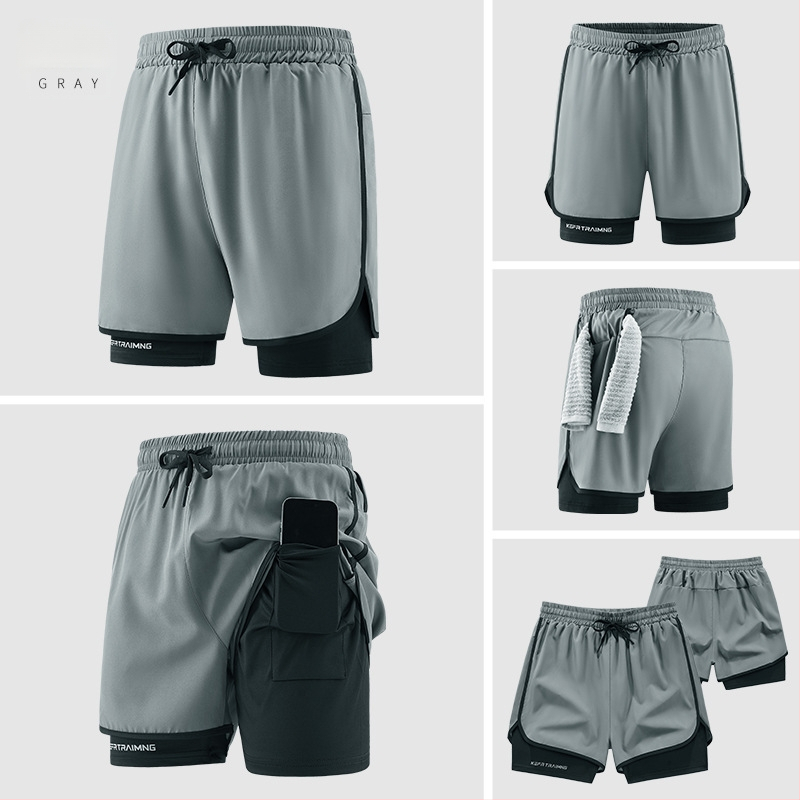 Prozračan lagani unisex šorci, poliester 95% s poliuretanom, srednji pojas, ljeto