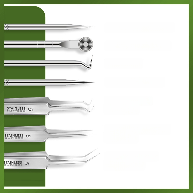 Σετ βελόνες ακμής — ανοξείδωτο ατσάλι με επίστρωση, εργαλεία ομορφιάς, μακρά διάρκεια ζωής, ποικιλία βελονών ακμής