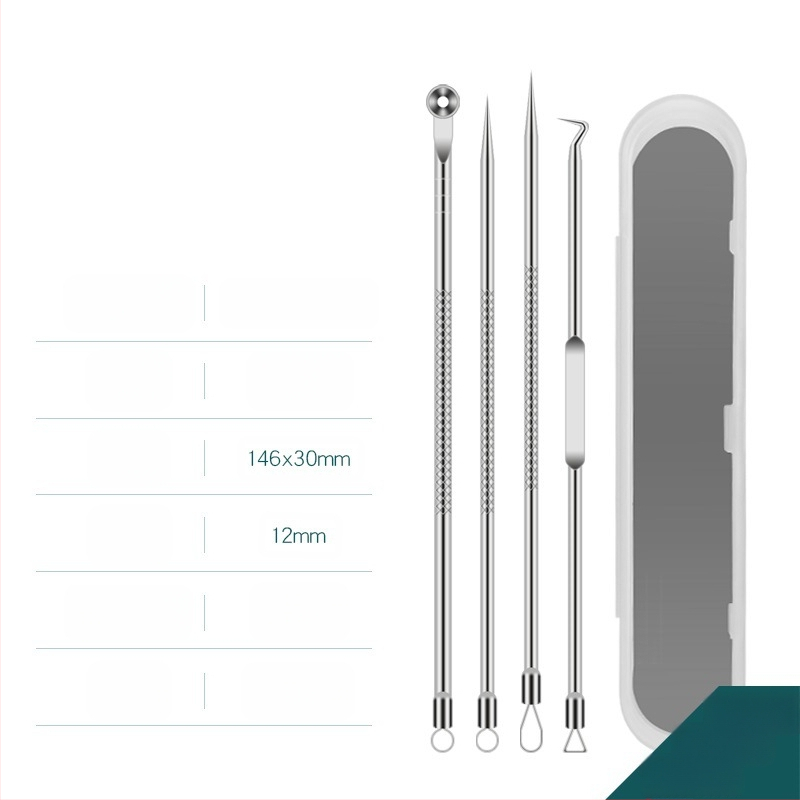 Σετ βελόνες ακμής — ανοξείδωτο ατσάλι με επίστρωση, εργαλεία ομορφιάς, μακρά διάρκεια ζωής, ποικιλία βελονών ακμής