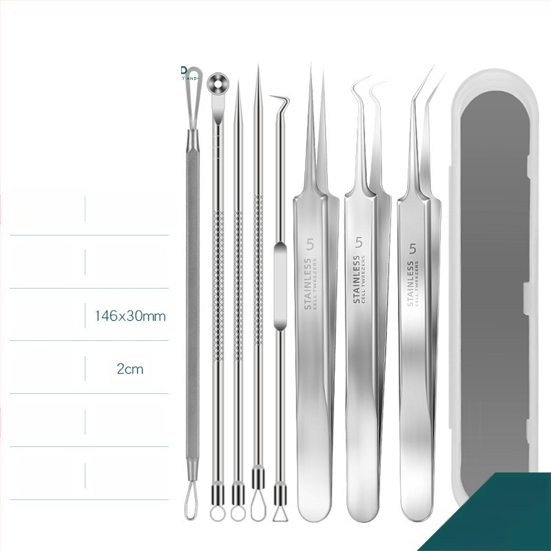 Σετ βελόνες ακμής — ανοξείδωτο ατσάλι με επίστρωση, εργαλεία ομορφιάς, μακρά διάρκεια ζωής, ποικιλία βελονών ακμής