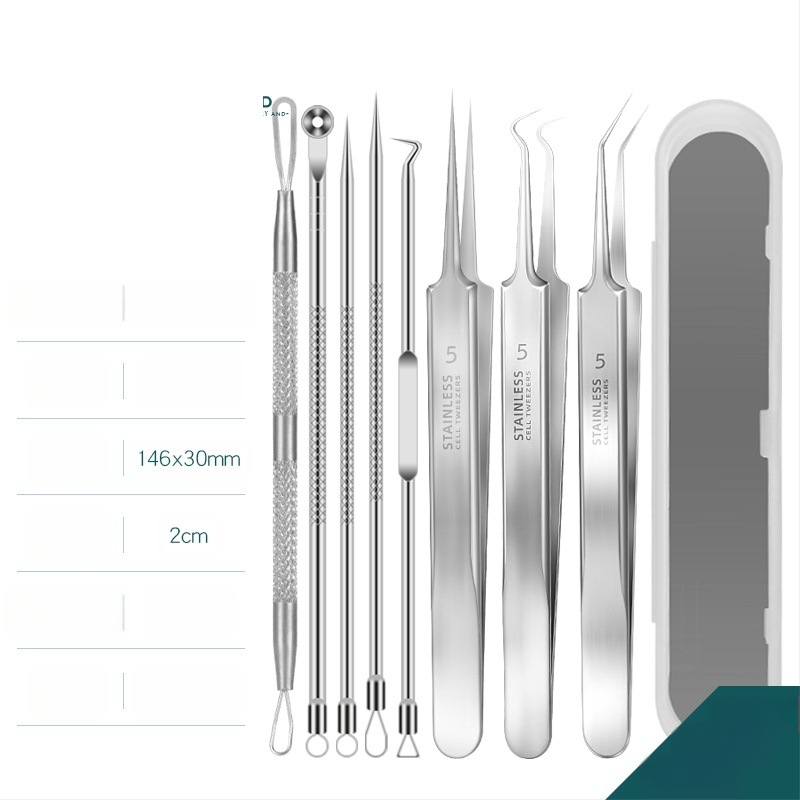 Σετ βελόνες ακμής — ανοξείδωτο ατσάλι με επίστρωση, εργαλεία ομορφιάς, μακρά διάρκεια ζωής, ποικιλία βελονών ακμής