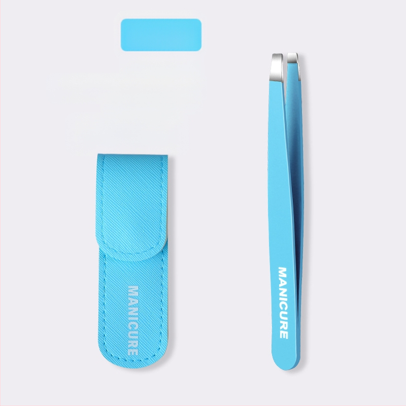 Uzacu klipsa – četrdaļīgs komplekts kastē, precīzas nerūsējošā tērauda pincetes, Little Genius