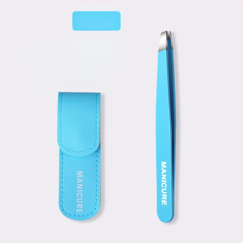 Uzacu klipsa – četrdaļīgs komplekts kastē, precīzas nerūsējošā tērauda pincetes, Little Genius