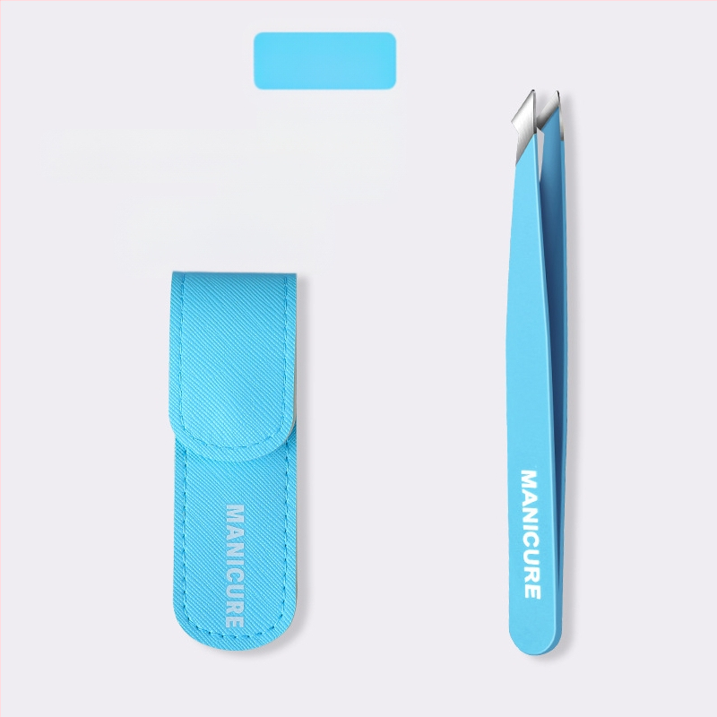 Uzacu klipsa – četrdaļīgs komplekts kastē, precīzas nerūsējošā tērauda pincetes, Little Genius