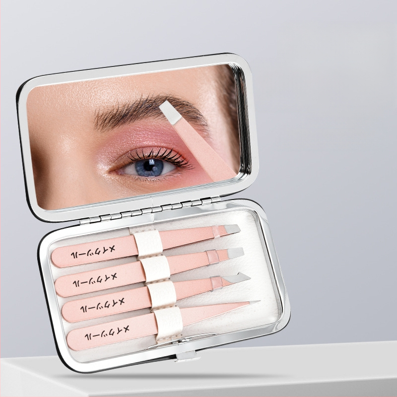 Nerūsējošā tērauda uzacu klips uzacu veidošanai un kopšanai – kosmētikas instruments