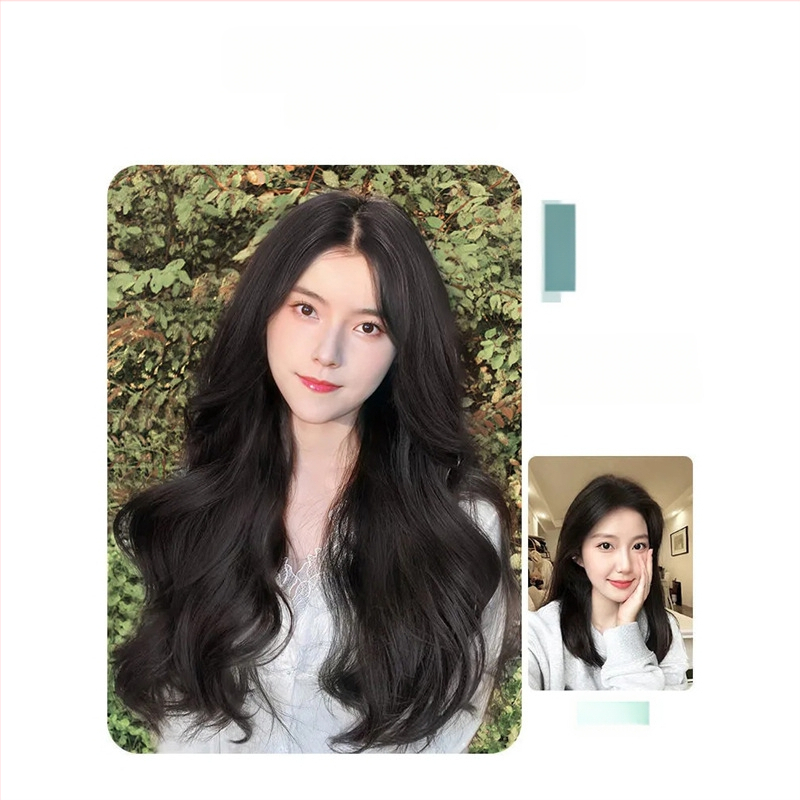 Shuman piesă de perucă cu volum – fir rezistent la temperaturi înalte, mecanism