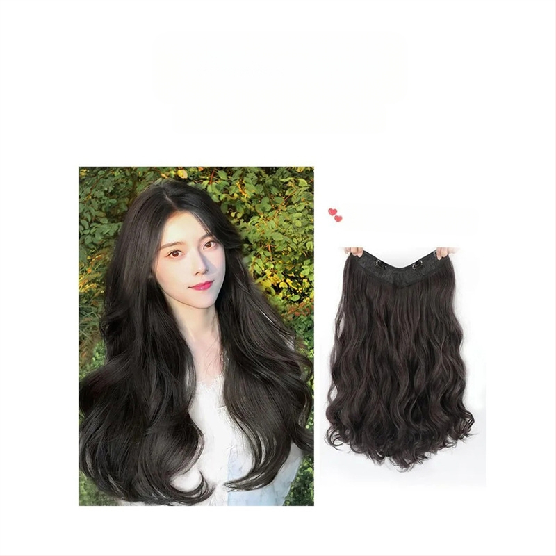 Shuman piesă de perucă cu volum – fir rezistent la temperaturi înalte, mecanism