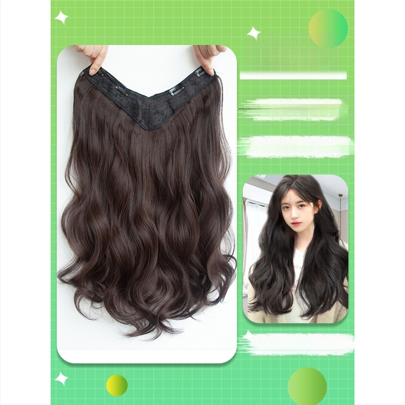 Shuman piesă de perucă cu volum – fir rezistent la temperaturi înalte, mecanism