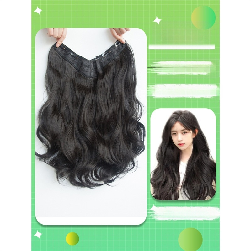 Shuman piesă de perucă cu volum – fir rezistent la temperaturi înalte, mecanism