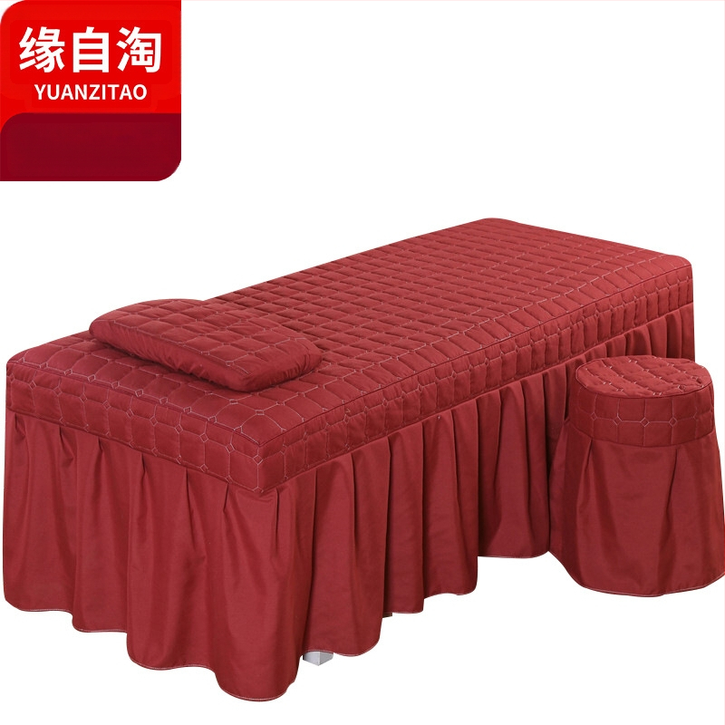 Ágytakaró, poliészter-pamut keverék, quiltelt varrással, reaktív festéssel, testreszabható feldolgozás.