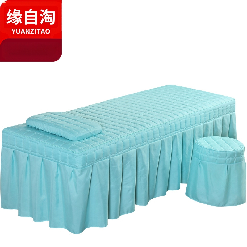 Ágytakaró, poliészter-pamut keverék, quiltelt varrással, reaktív festéssel, testreszabható feldolgozás.