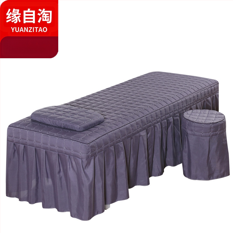 Ágytakaró, poliészter-pamut keverék, quiltelt varrással, reaktív festéssel, testreszabható feldolgozás.