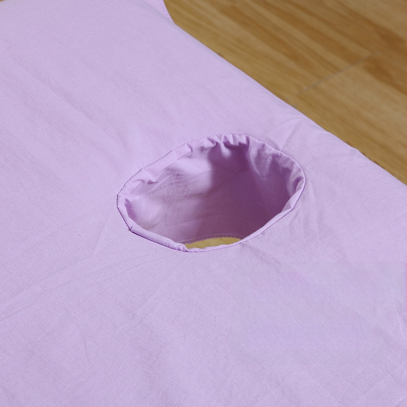 Pokrivalo za ljepotu s perforacijama, vodootporno i otporno na ulje, mješavina poliestera i pamuka, za kozmetičke salone, po narudžbi