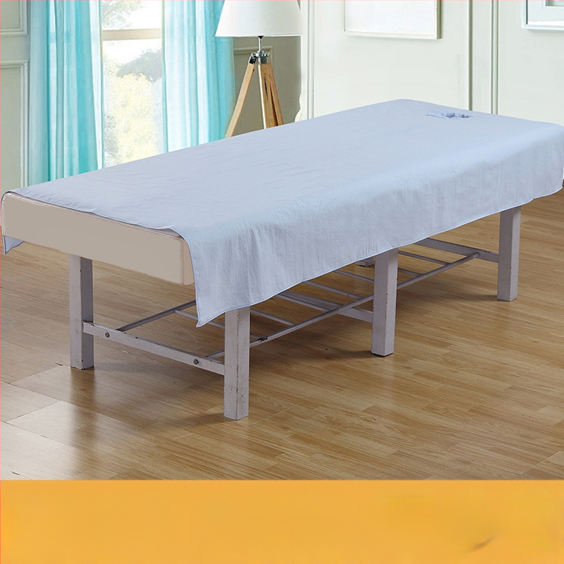 Pokrivalo za ljepotu s perforacijama, vodootporno i otporno na ulje, mješavina poliestera i pamuka, za kozmetičke salone, po narudžbi