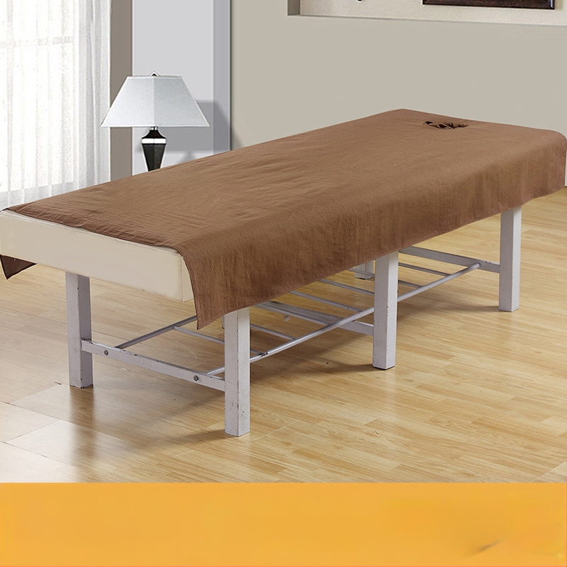 Pokrivalo za ljepotu s perforacijama, vodootporno i otporno na ulje, mješavina poliestera i pamuka, za kozmetičke salone, po narudžbi