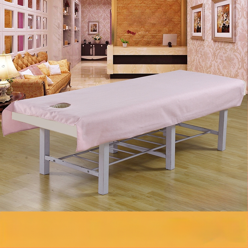 Pokrivalo za ljepotu s perforacijama, vodootporno i otporno na ulje, mješavina poliestera i pamuka, za kozmetičke salone, po narudžbi