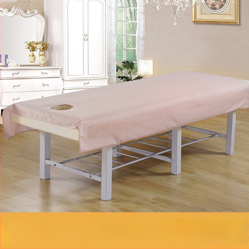 Pokrivalo za ljepotu s perforacijama, vodootporno i otporno na ulje, mješavina poliestera i pamuka, za kozmetičke salone, po narudžbi