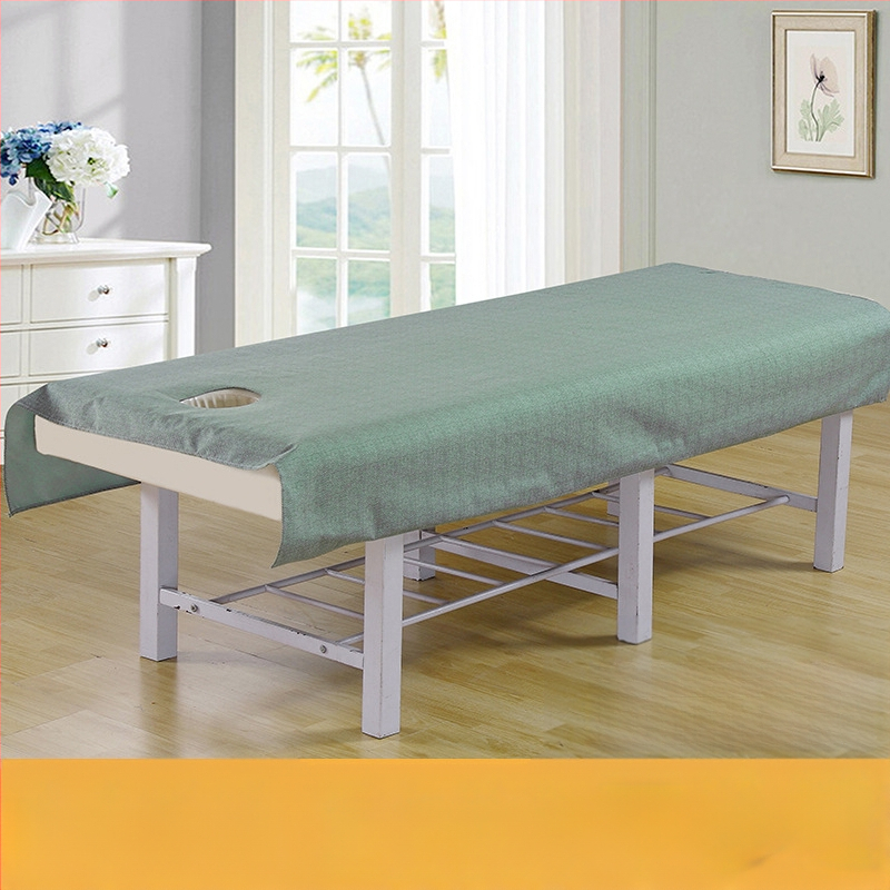 Pokrivalo za ljepotu s perforacijama, vodootporno i otporno na ulje, mješavina poliestera i pamuka, za kozmetičke salone, po narudžbi